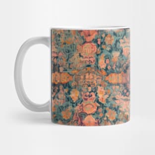 Mystical Tapestry: Vintage Indian Rug Reverie Mug